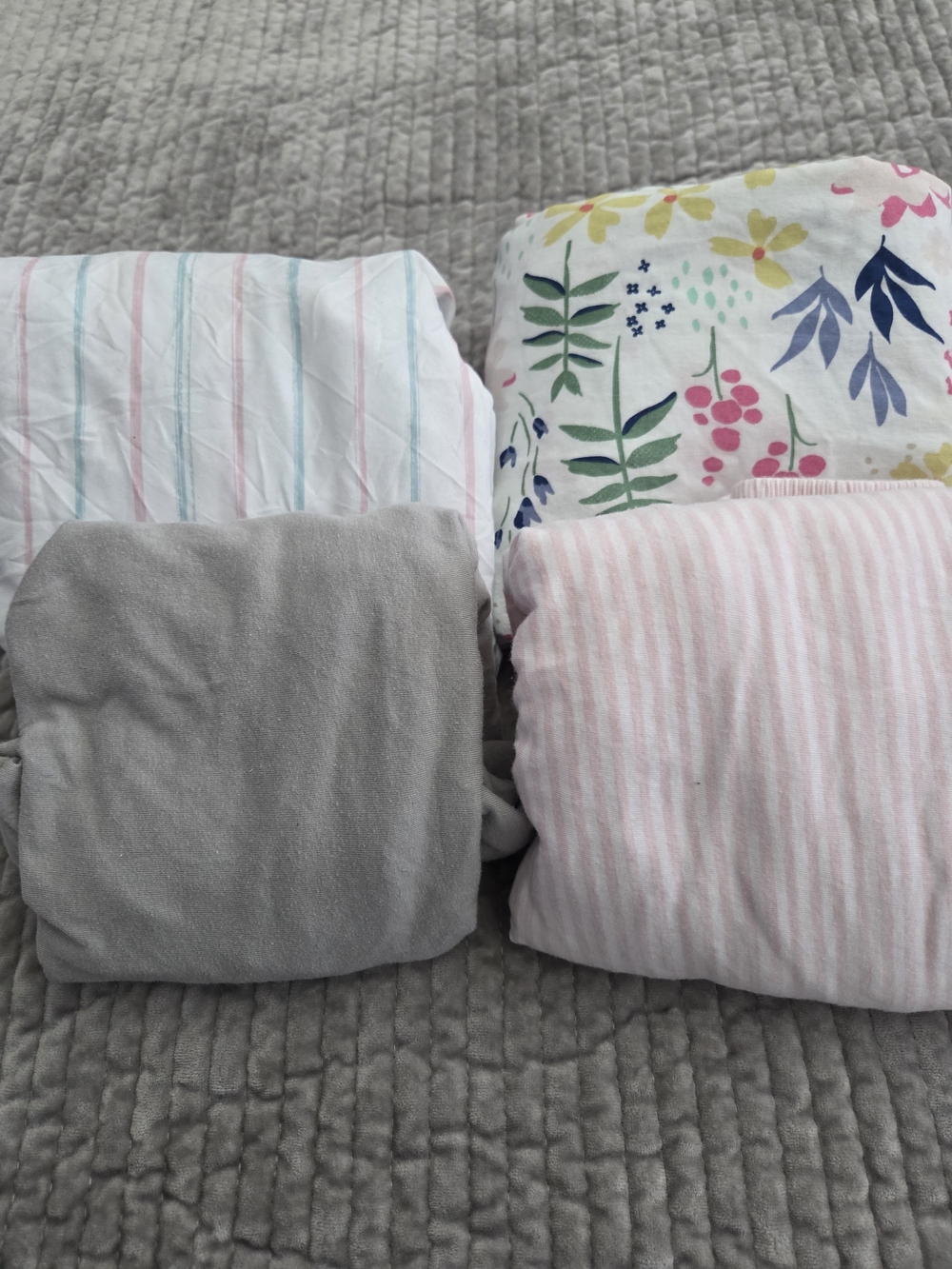 Crib Sheets - Fitted Set Of 4